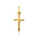 ЗОЛОТОЙ КУЛОН С БРИЛЛИАНТНЫМ КРЕСТОМ 585 ПРОБЫ