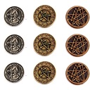 Набор из 9 Cthulhu Metal Larp RPG монет