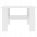 Konferenčný stolík Lavica biela 60x60x42 MALÁ Hmotnosť (s balením) 11.58 kg