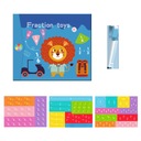 МАГНИТНАЯ КНИГА ИЗУЧЕНИЕ ДРОБЕЙ МАТЕМАТИКА