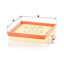 FILTRO AIRE MANN-FILTER C 21 014 