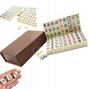 Mahjong Travel Set Портативная традиционная китайская настольная игра для вечеринок
