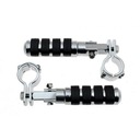 ПОДНОЖКИ ДЛЯ защитных дуг 32-34 мм ХРОМИРОВАННЫЕ ХОРОШИЕ ХОРОШИЕ ХОДЫ CHOPPER