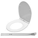 СИДЕНЬЕ ДЛЯ УНИТАЗА SANTOS SLIM МЕДЛЕННО ЗАКРЫВАЮЩЕЕСЯ