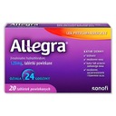 Аллегра 120 мг, сенная лихорадка, аллергия, 20 таблеток, покрытых оболочкой.
