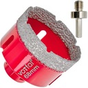 АЛМАЗНАЯ КОРОНОЧНАЯ ПИЛА 68MM + АДАПТЕР M14 АЛМАЗНОЕ СВЕРЛО ДЛЯ ГЕРАМИЧЕСКОЙ ПЛИТКИ