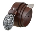 КОЖАНЫЙ РЕМЕНЬ ДЛЯ МОТОЦИКЛИСТОВ WOLF BUCKLE