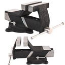 СЛЕАРНЫЕ ТИСКИ 150мм, ВРАЩАЮЩИЕСЯ СТАЛЬ, ЗАКАЛЕННЫЕ