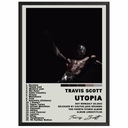 Travis Scott Utopia Plagát Obrázok s albumom v rámčeku Darček