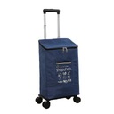 Сумка для покупок на 4 колесах с ручкой для тележки.