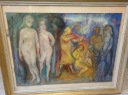 ECOLE DE PARIS Интригующая картина «Обнаженная», 1944 г.
