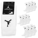 Ponožky dlhé pánske ponožky NIKE JORDAN biele 9-pack veľkosť 41-46