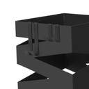 Dáždnik čierny moderný prelamovaný 49 cm LOFT Značka Songmics