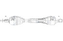 DEMI-ARBRE MENÉE VOLVO AWD XC60 2.0D4 13-16 2.0T5 15-17 3.0T6 13-17photo 11