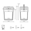 REFRIGERADOR TURÍSTICA ICE-ON 32 DE AUTOMÓVIL FUNCIÓN CALEFACCIÓN 12V 230V USB PEME 