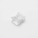 Коннектор прямой двусторонний для светодиодных лент RGB COB 10мм 4PIN CLICK