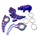 БРЕЛОК ДЛЯ КЛЮЧЕЙ KEYRAMBIT KEYSPINNER MEGA SET HIPO SPINNER DINO MIDNIGH