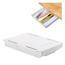 САМОКЛЕЯЩИЙСЯ ЯЩИК ПОД СТОЛ, ВЫДВИЖНОЙ ОРГАНАЙЗЕР ДЛЯ РУЧОК, БЕЛЫЙ