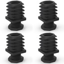 РЕГУЛИРУЕМЫЙ ПРОФИЛЬ НОЖЕК 40х40 КЕПКИ ДЛЯ НОГ 4 ШТ.