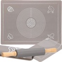 СИЛИКОНОВАЯ ДОСКА + РОЛИК 2в1 КУХОННЫЙ КОВРИК НАБОР СИЛИКОНОВЫХ ПОДКЛАДОК