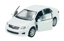WELLY 2009 TOYOTA COROLLA WHITE 1:34 НОВАЯ МЕТАЛЛИЧЕСКАЯ МОДЕЛЬ