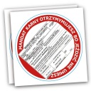 НАКЛЕЙКИ KARNE ETYKIETY KARNY KU**S ВЕЛИКЕ 7CM MIX  (13661452049) фото min 10