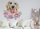 Samolepka na stenu/Tapeta LABLADOR, detské samolepky pes Labrador Dĺžka 100 cm