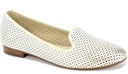 Fabio Fabrizi 718 Balerina Platyna Ażur/Skóra r.36