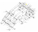 CONECTOR PLACA SUSPENSIONES LYZKI KOPARKO-LADOWARKI CAT CATERPILLAR SERIE C/D/E 