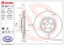 DISCOS ZAPATAS PARTE DELANTERA BREMBO JAGUAR XF SPORTBRAKE 