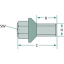 PERNO M12X1.5 L26 KL17 (STOZEK) RUEDAS BMW 