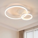 ЛЮСТРА БЕЛАЯ СВЕТОДИОДНАЯ ПОТОЛОЧНАЯ СВЕТИЛЬНИК КОЛЬЦО 3000К СОВРЕМЕННАЯ ДЛЯ ГОСТИНОЙ