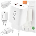ДВОЙНОЕ ЗАРЯДНОЕ УСТРОЙСТВО 2x USB 2.4A QC3.0 VIDVIE PLE250 БЕЛЫЙ SMART CHARGE