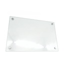 Стеклянная панель Optiwhite 60x80 + дистанционные рамки SATIN