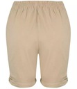 Látkové krátke šortky dámske šortky 40 Dominujúca farba béžová