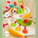 Сенсорная игрушка-прорезыватель Монтессори для малышей «Утка»