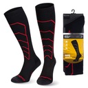 Длинные компрессионные носки SPAIO Rapid для мотоциклов, черные и красные, 38-40