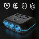 120W РОЗПОДІЛЮВАЧ ГНІЗДА ПРИКУРЮВАЧА ЗАРЯДНИЙ ПРИСТРІЙ АВТОМОБІЛЬНА QC USB-C PD USB  (18704179321) фото min 13