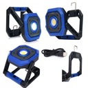 Светодиодная лампа для мастерской 2000 лм Аккумулятор 4000мАч USB-C Магниты Kraft&Dele