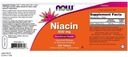 NOW FOODS Niacín 500mg Niacín Vitamín B3 250 Tab EAN (GTIN) 5904915329230