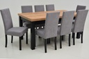 Rozkładany stół 90x170/250 i 8 krzeseł DO JADALNI Kod producenta R-2 + S-7