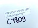ДВЕРІ ЛІВИЙ ЗАД ЛІВЕ ЗАДНІ VW GOLF VII 7 HB КОЛІР LC9A КОЛІР БІЛИЙ  фото 14