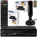 ТЮНЕР-ДЕКОДЕР DVB-T2 ТВ H.265 HEVC FULL HD USB HDMI DVB-T АНТЕННА АКТИВНА