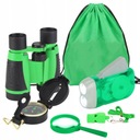 ПОДАРОЧНЫЙ НАБОР БИНОКЛЯРНЫЙ ФОНАРИК КОМПАС 6 ЭЛЕМЕНТОВ