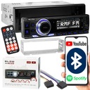 AUTORÁDIO BLUETOOTH 1 DIN USB AUX MIKROFÓN