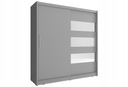 Большой шкаф 180 Modern GREY с раздвижными дверями
