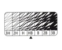 Деревянный карандаш GreenLine HB с ластиком, 4 шт.