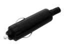 РАЗЪЕМ ПРИКУРИВАТЕЛЯ ЧЕРНЫЙ ДЛЯ ПРОВОДА 12V 24V