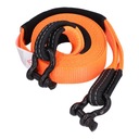 CABLE HOLOWNICZA PAS GANCHO DE REMOLQUE LINA PARA AUTO 5M 5T COLOR NARANJA 