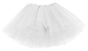 SPÓDNICZKA TIULOWA SPÓDNICA TUTU 30 cm BIAŁA